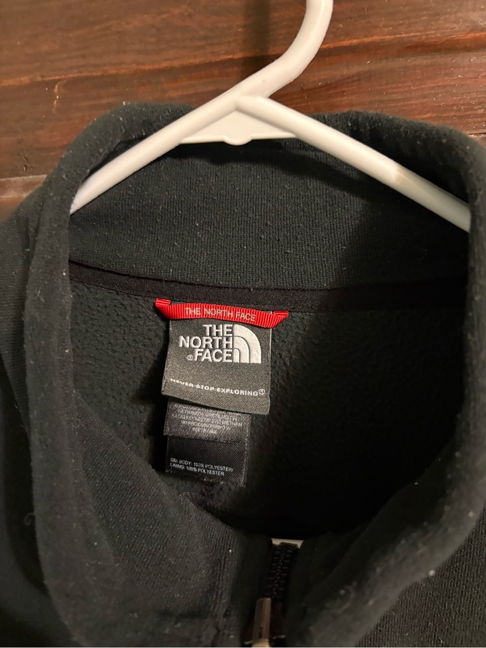 The North Face Black Full-Zip Fleece Jacket